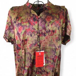 Multi-Colored Floral Blouse